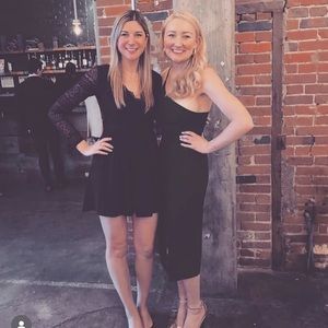 Petal and Pup Green 1 shoulder dress